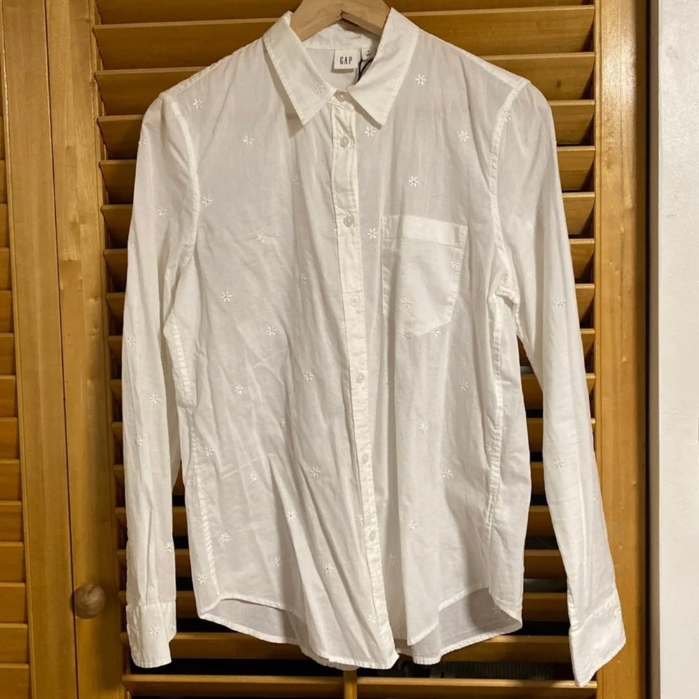 Brand New White Button Up